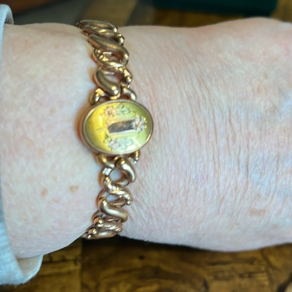 American Queen, Pitman & Keeler Expandable Child-Adult Engravable Bracelet EUC